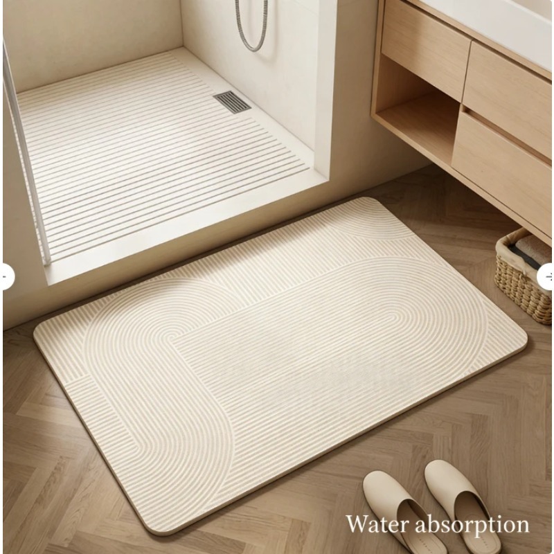 Bamboo Bath Mat - Mata łazienkowa z diatomitu, super chłonna,