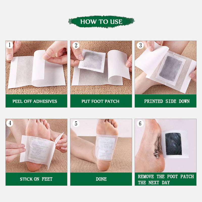 10 szt. Detoksykacyjne plastry – Detox Foot Patch recenzja i cena