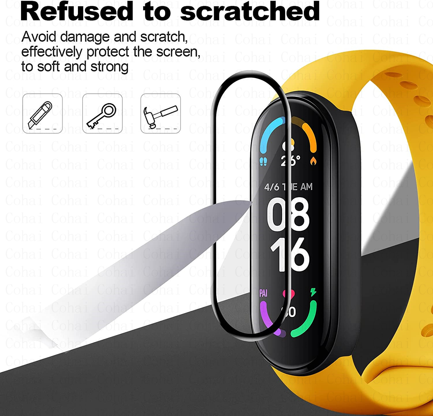 Szkło hartowane 9D dla Xiaomi  – Health Wellness Bracelet recenzja i cena