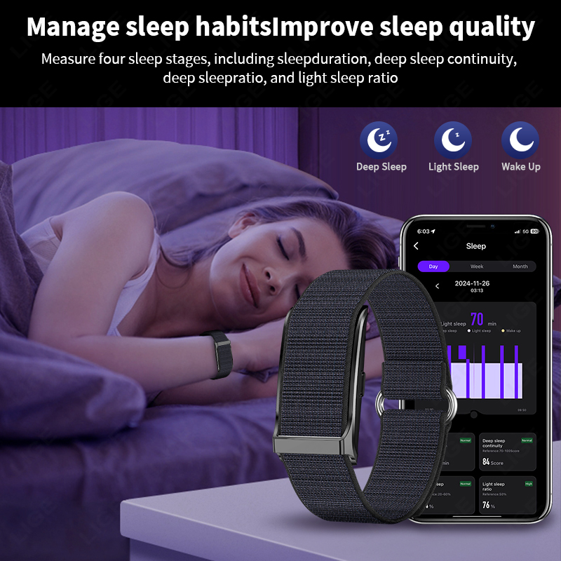 LIGE inteligentny zegarek tętn – Health Wellness Bracelet recenzja i cena