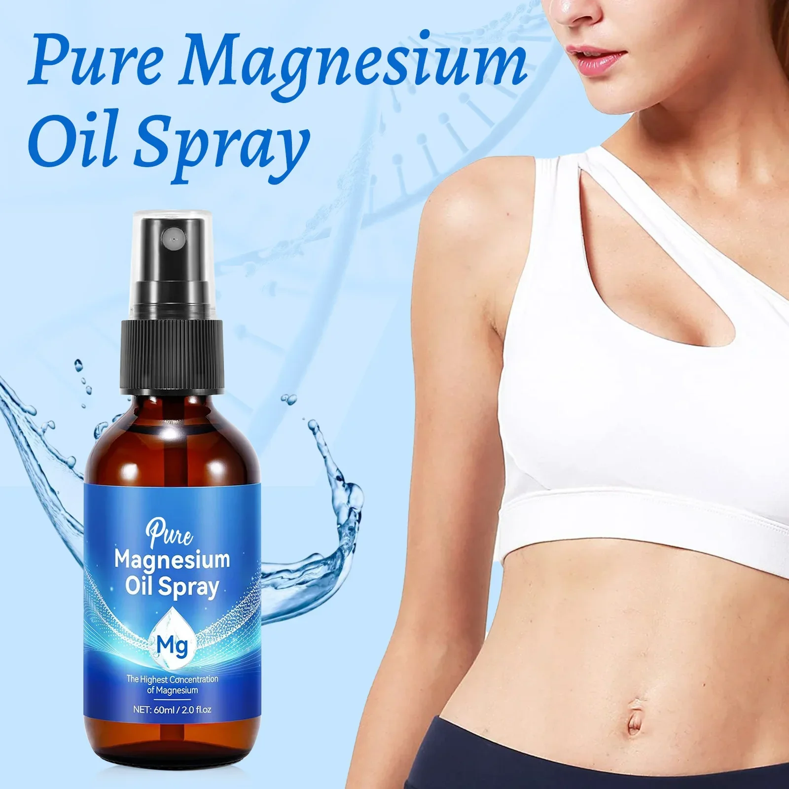 Magnesium Body Oil Spray 60ml  – Bath Salts Magnesium recenzja i cena